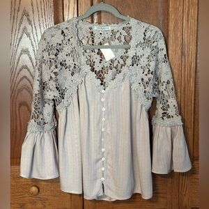 Lace Crochet Top - NWT